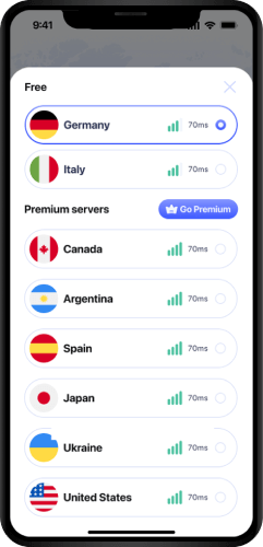 HIDY VPN Server List
